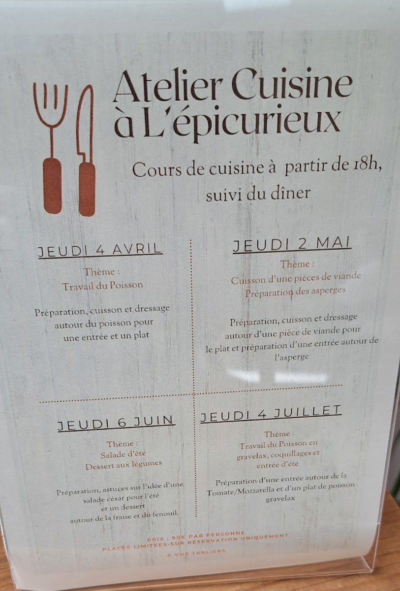 Menu L'epicurieux-1