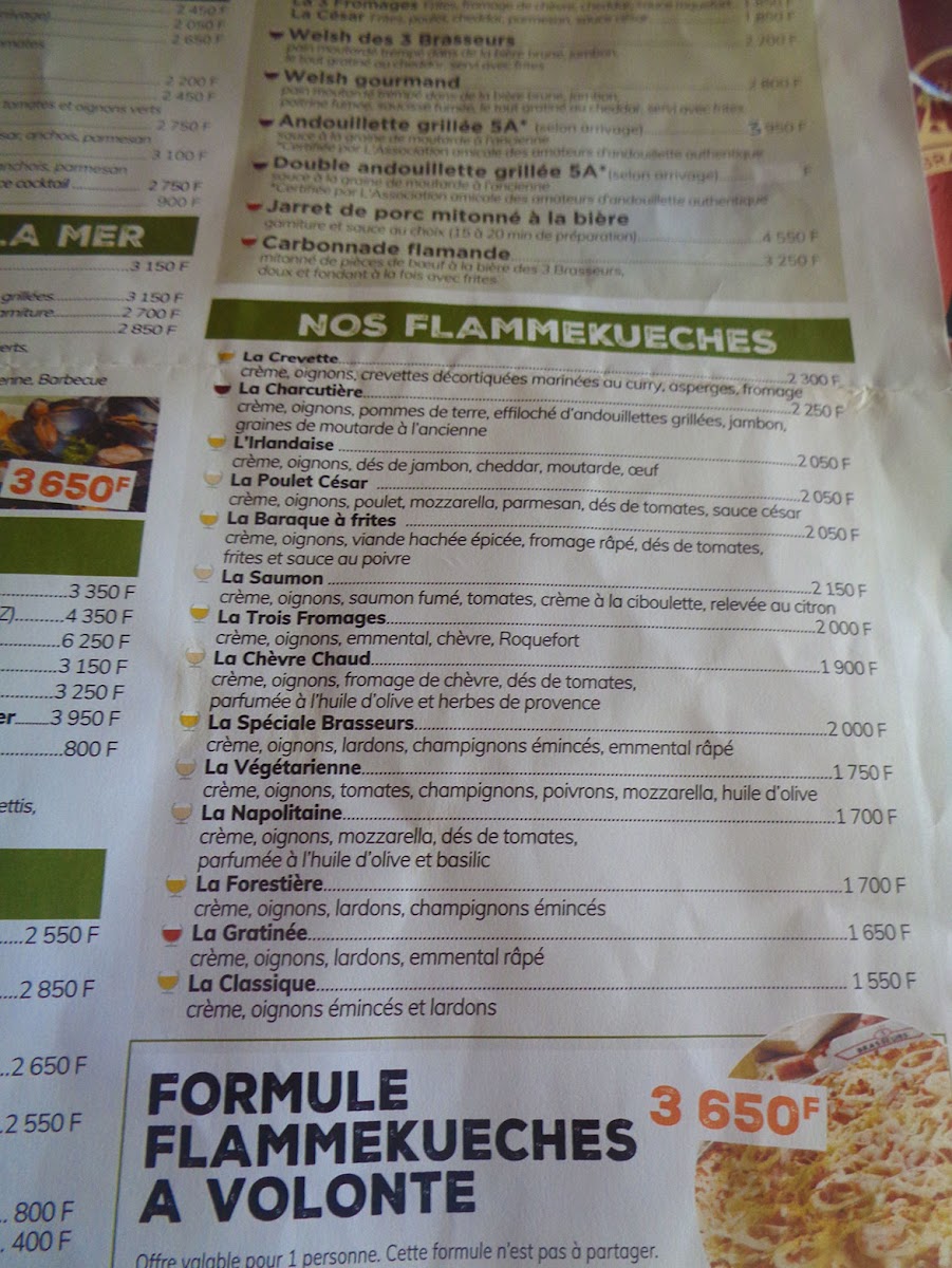 Menu Les 3 Brasseurs-10