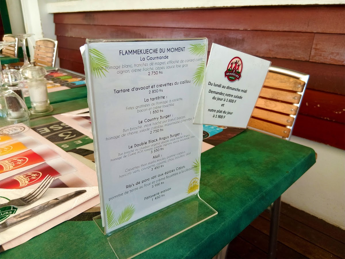 Menu Les 3 Brasseurs-8