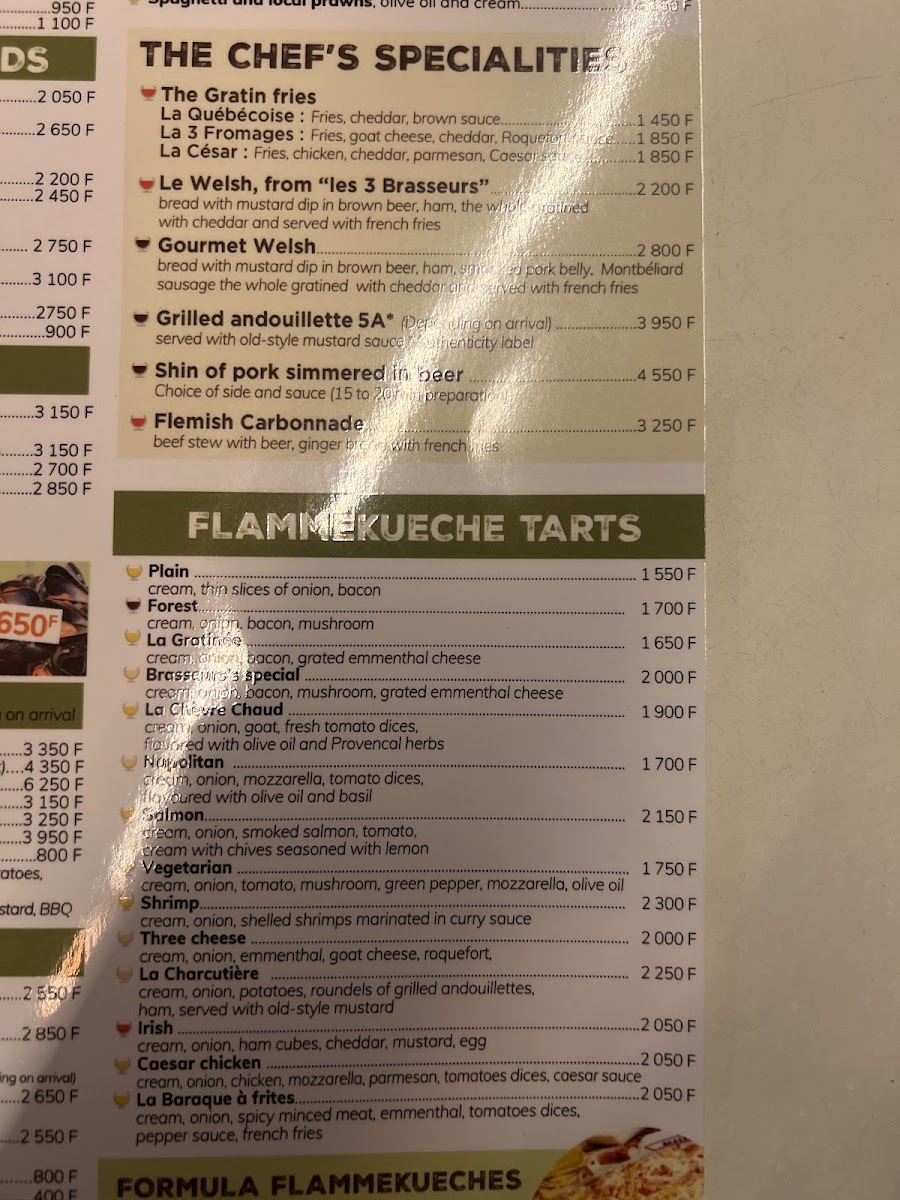 Menu Les 3 Brasseurs-9