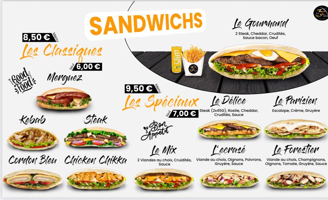 Menu Les 3 Frères-2