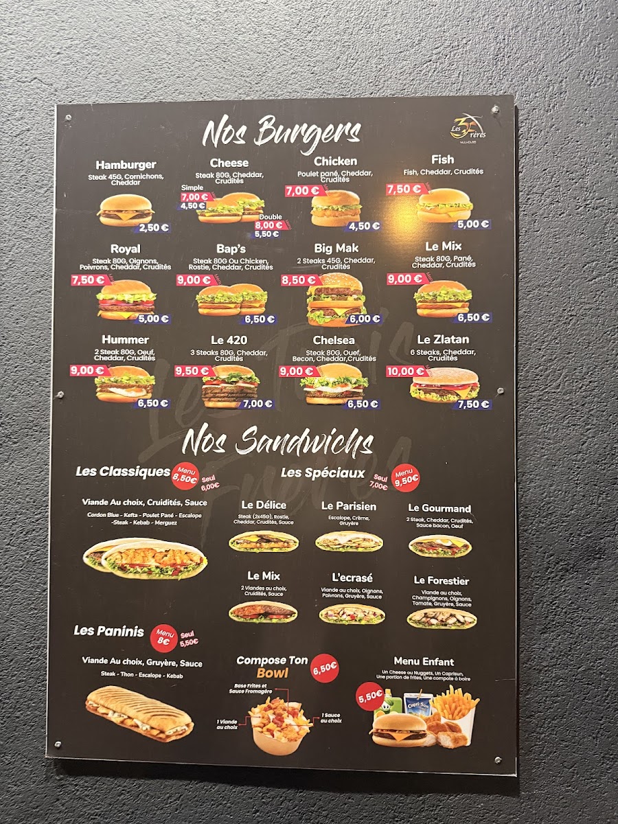 Menu Les 3 Frères-4