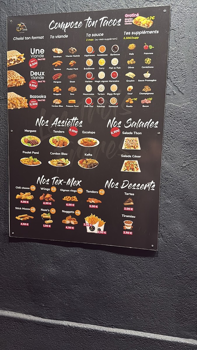 Menu Les 3 Frères-5