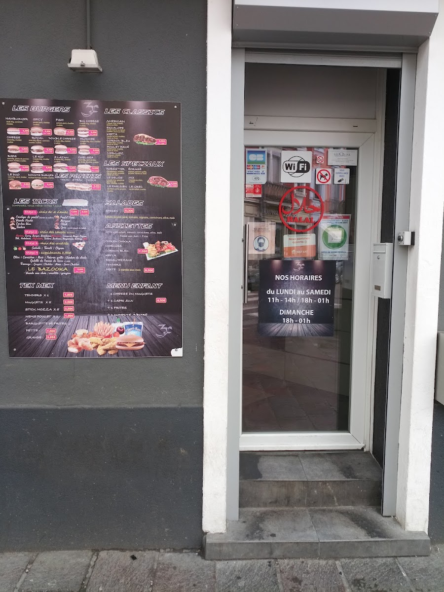 Menu Les 3 Frères-7