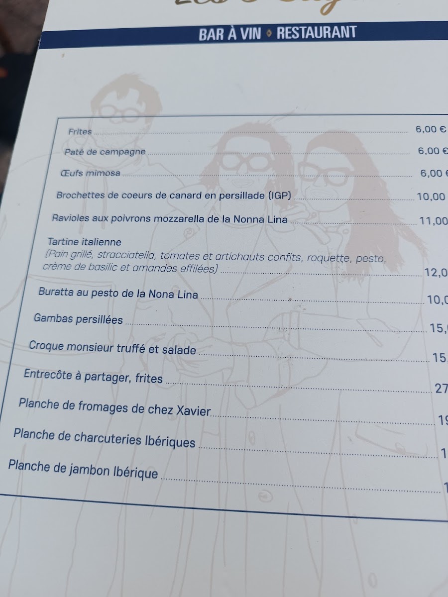 Menu Les 3 Sages-10