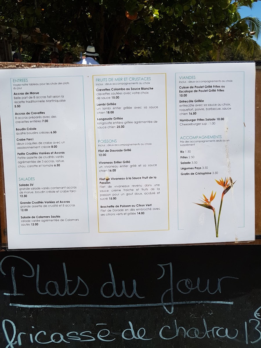 Menu Les 3V-4