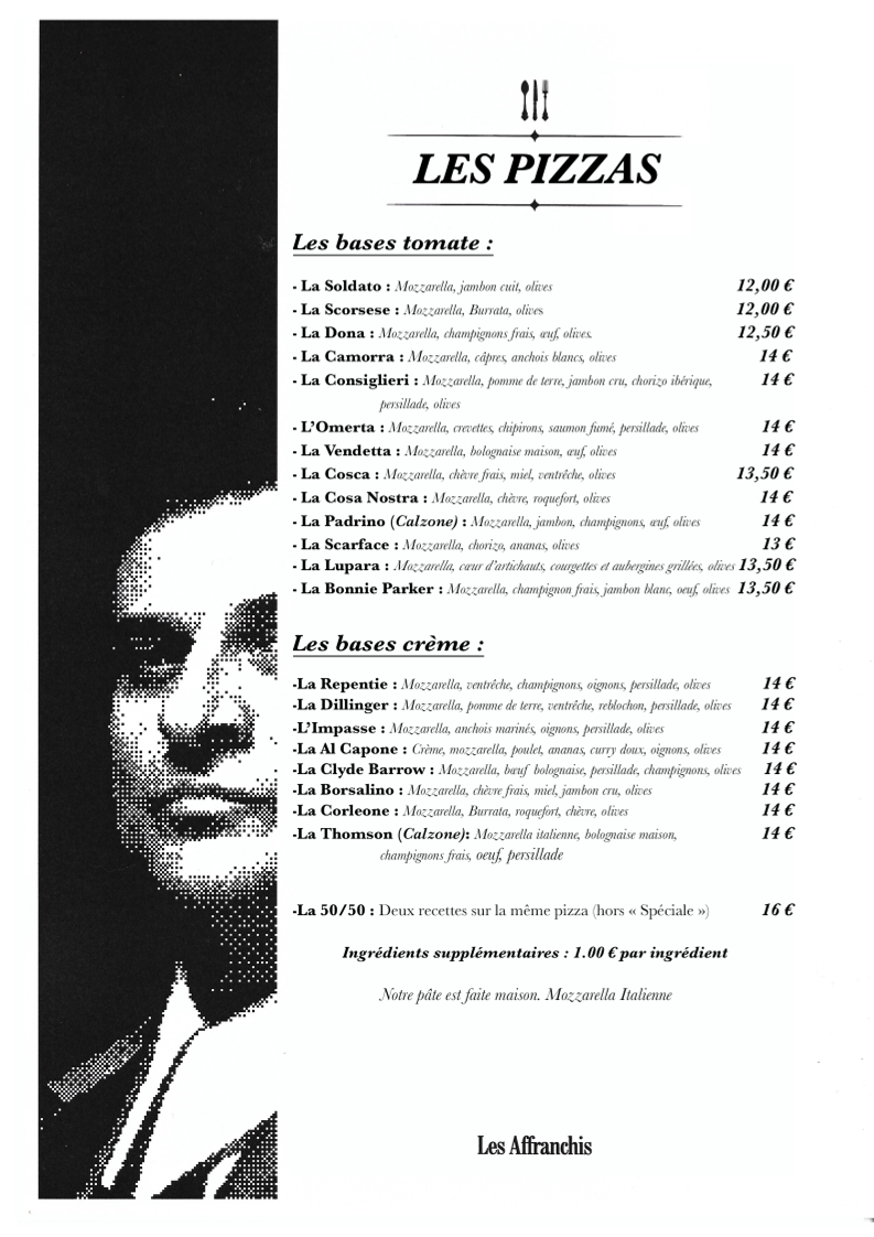 Menu Les Affranchis-1