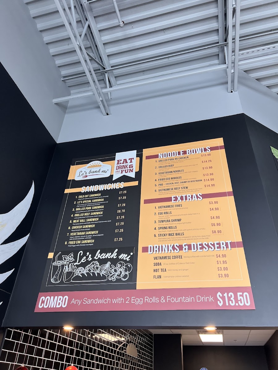 Menu Le's Banh Mi-4