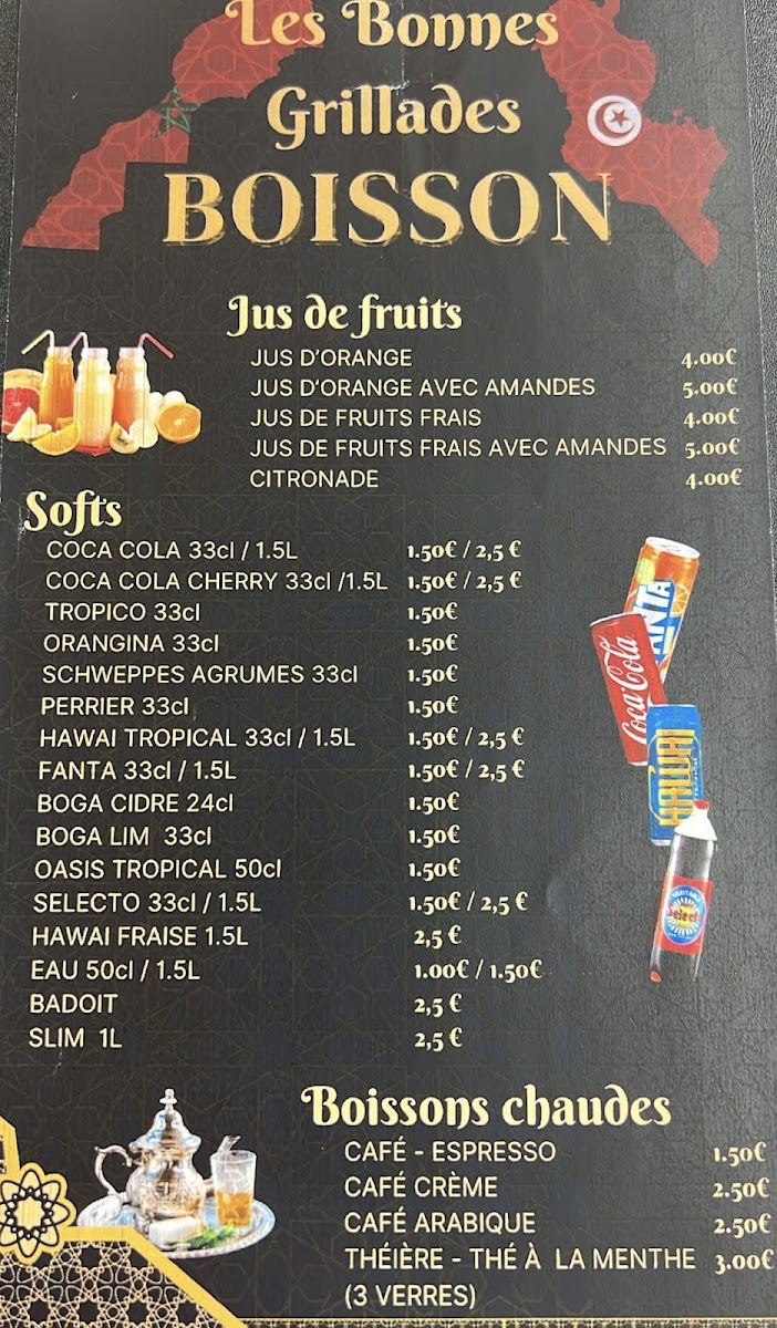 Menu Les Bonnes Grillades-1