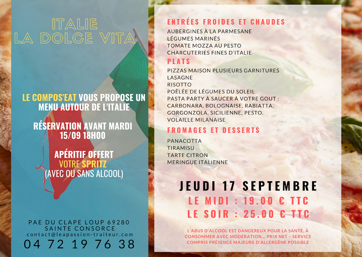 Menu Les Buffets De Léa-1