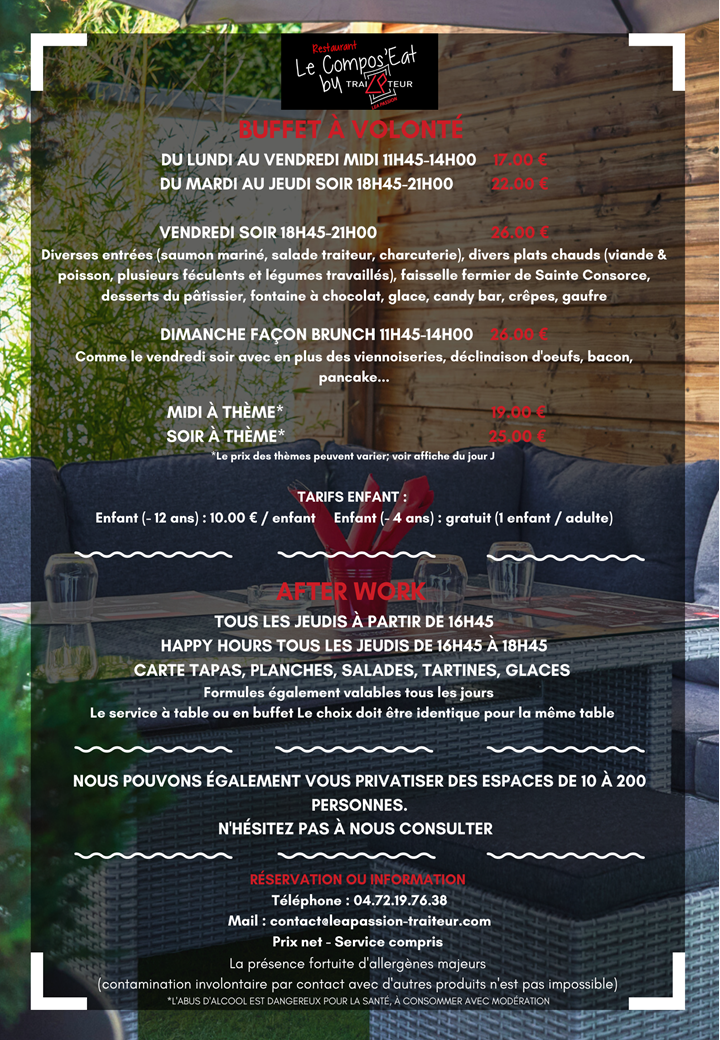 Menu Les Buffets De Léa-2