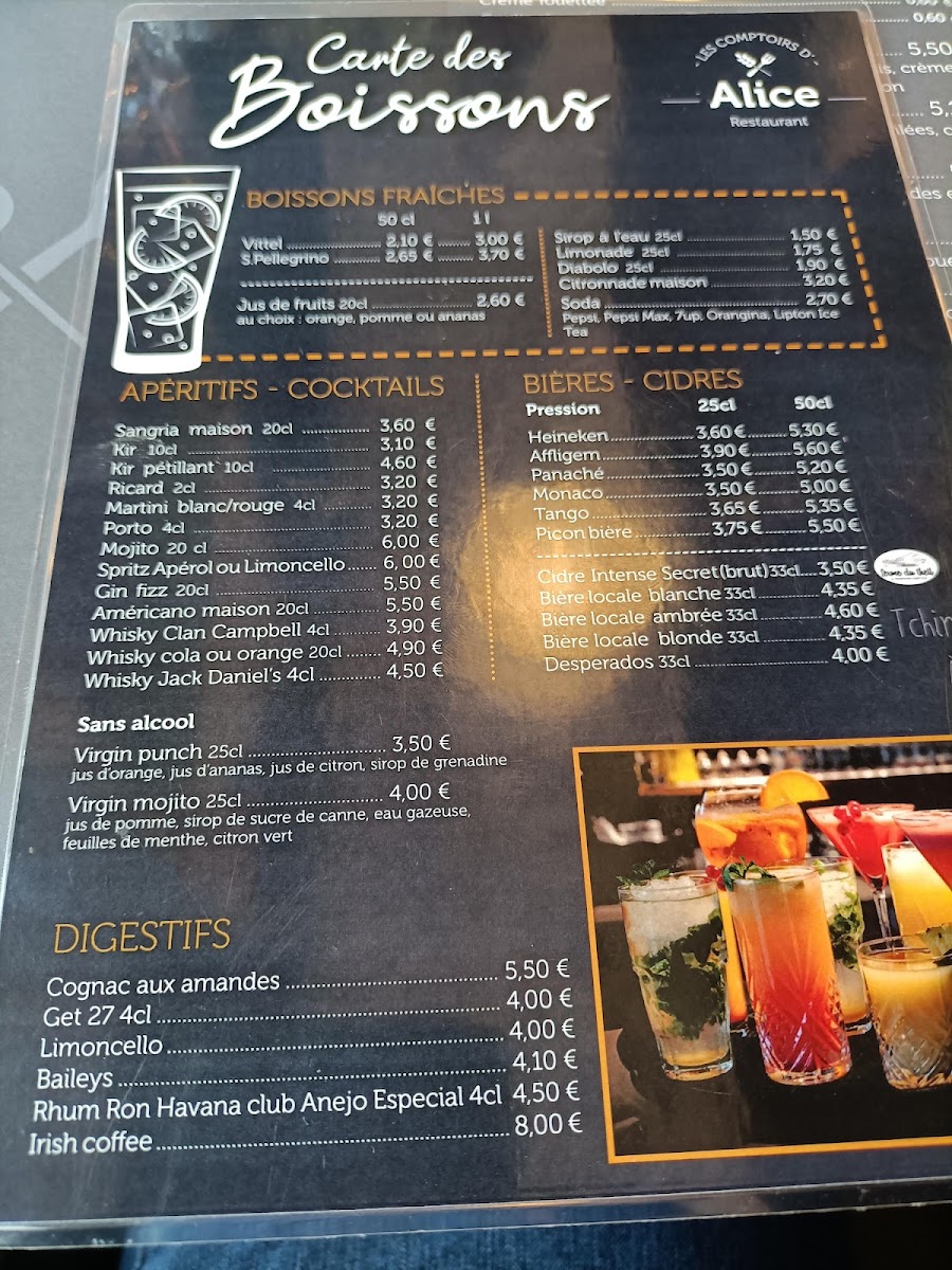 Menu Les Comptoirs D'alice-1