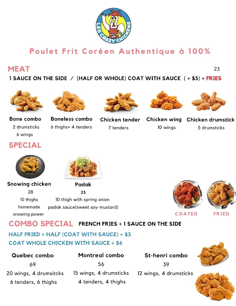 Menu Les Crazy Chickens-10