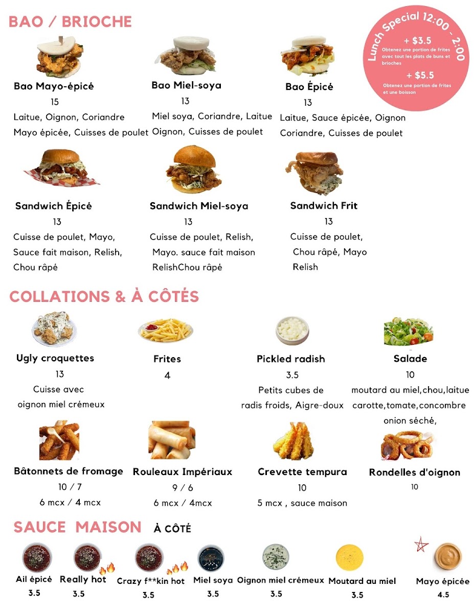 Menu Les Crazy Chickens-9