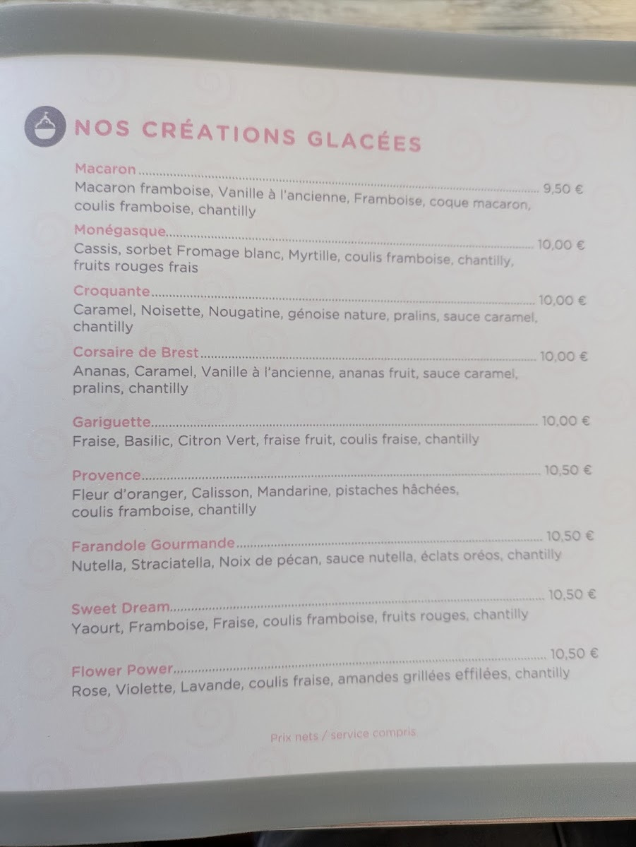Menu Les Délices D'aurile-1