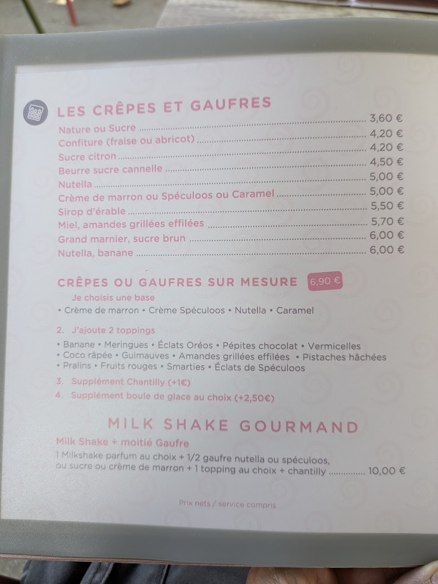 Menu Les Délices D'aurile-4