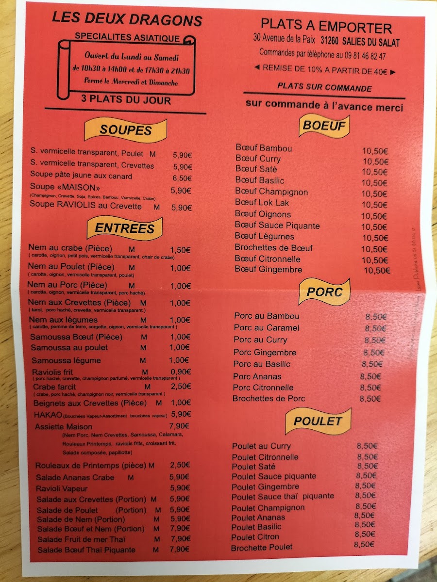 Menu Les Deux Dragons-1