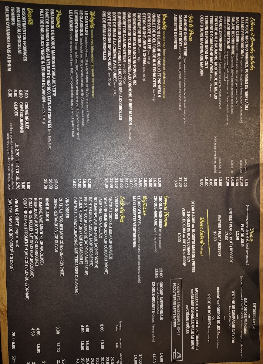 Menu Les Deux Frangins - Restaurant Cornebarrieu-4