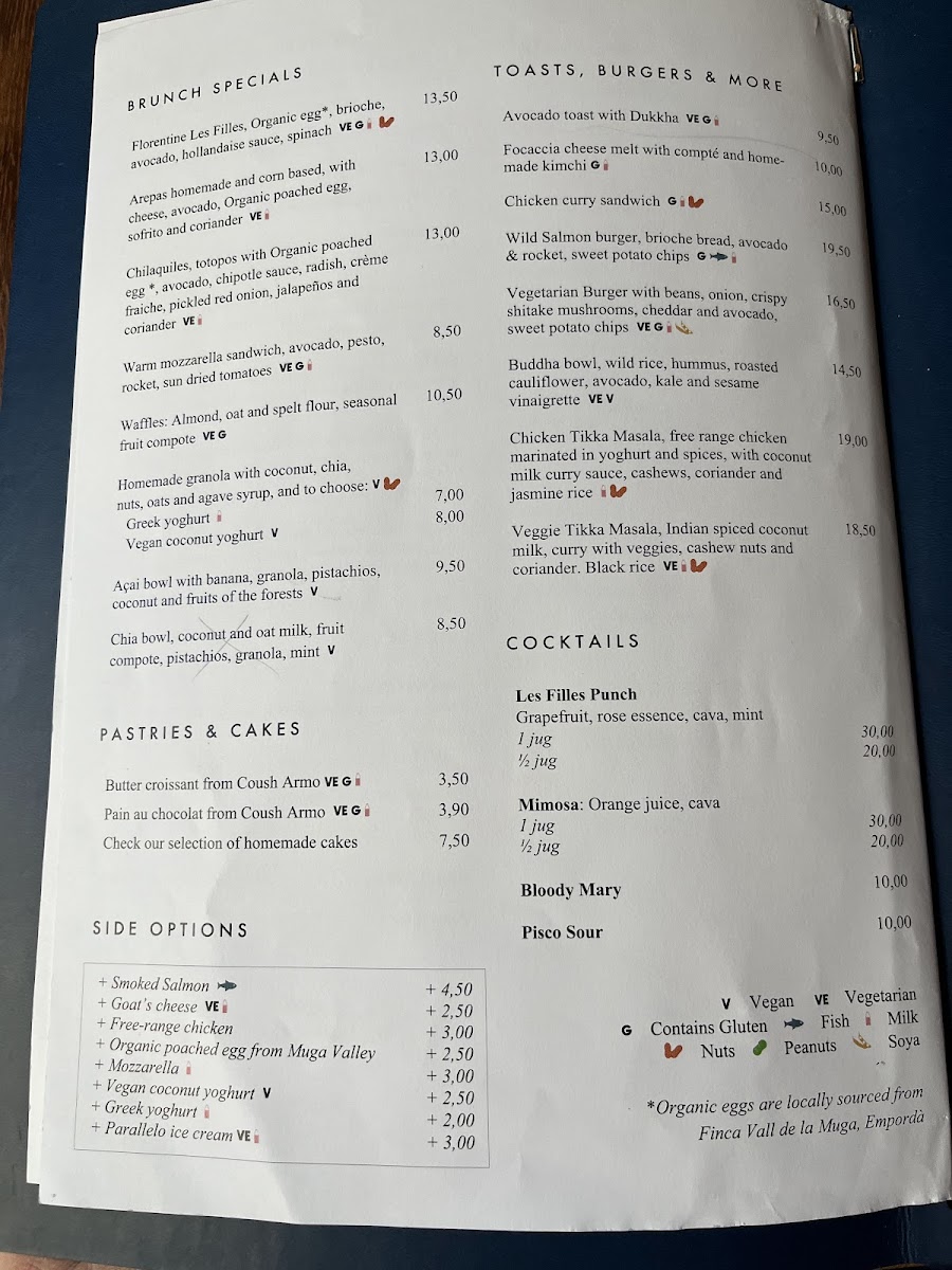 Menu Les Filles Cafè-9