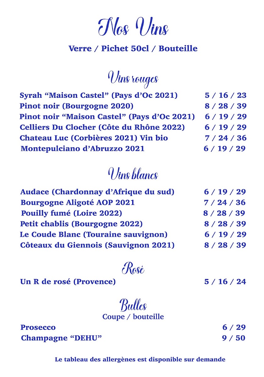 Menu Les Frères Laumière-7