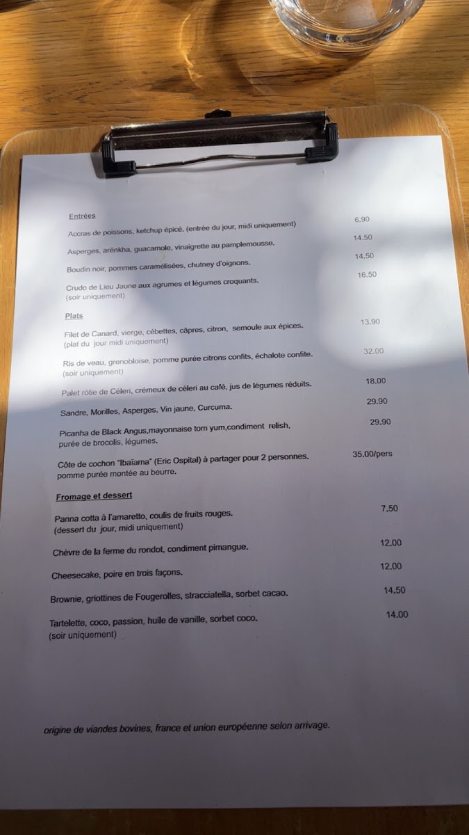 Menu Les Gamins-2