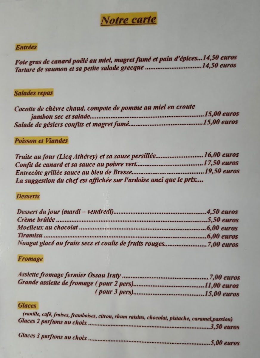 Menu Les Instants Gourmands-1
