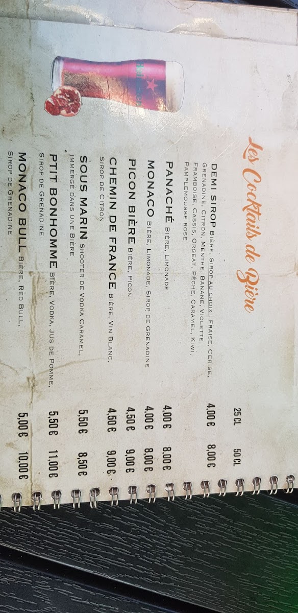 Menu Les Jardins Du Maroc-9