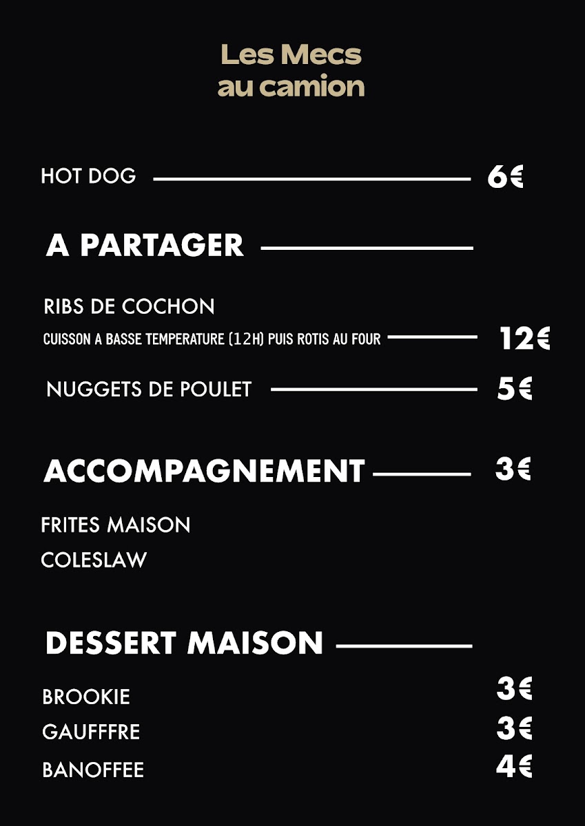 Menu Les Mecs Au Camion - La Friche-2