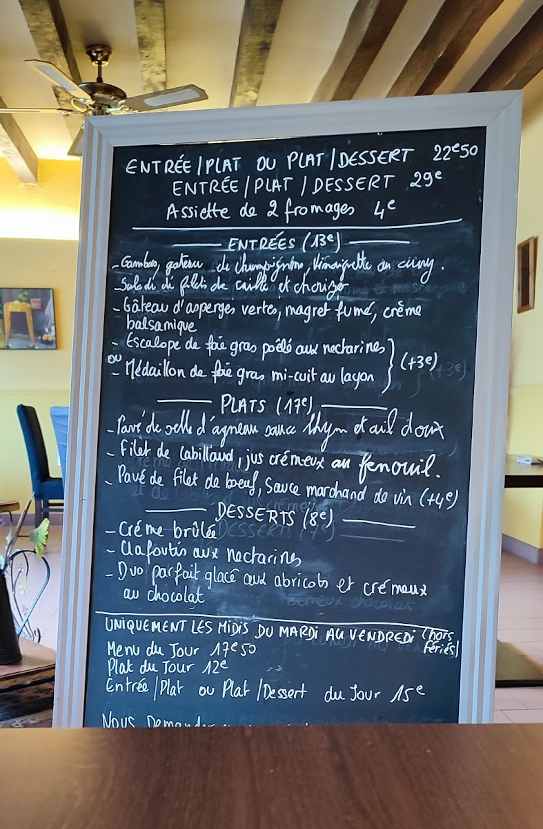 Menu Les Quatre Saisons-1
