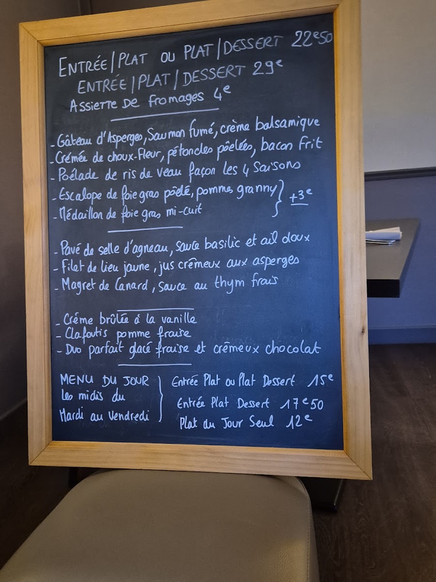 Menu Les Quatre Saisons-2