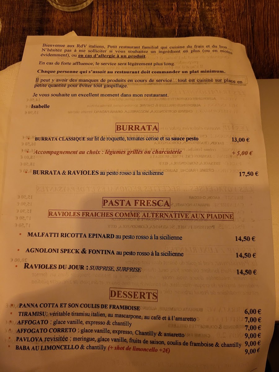 Menu Les Rdv Italiens-1