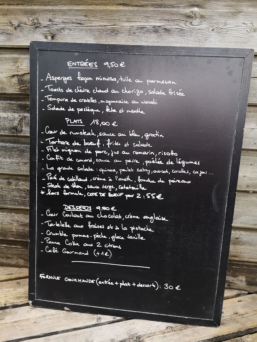 Menu Les Rives De La Courtille-10