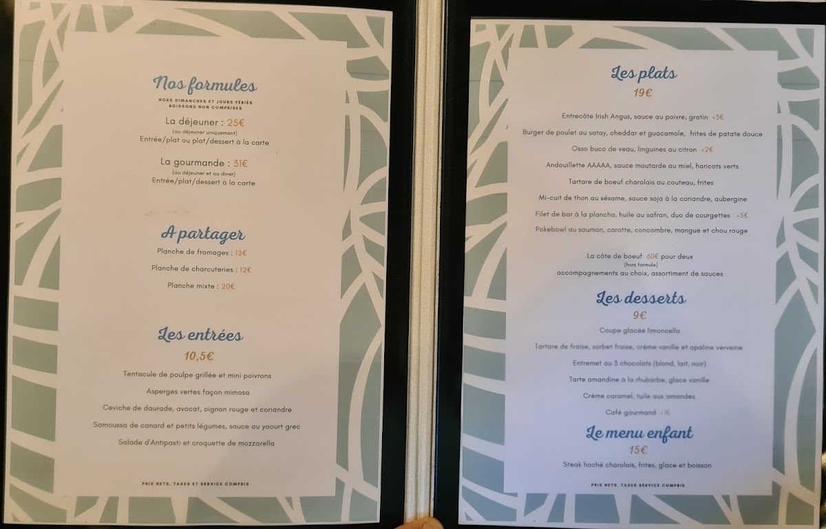 Menu Les Rives De La Courtille-5