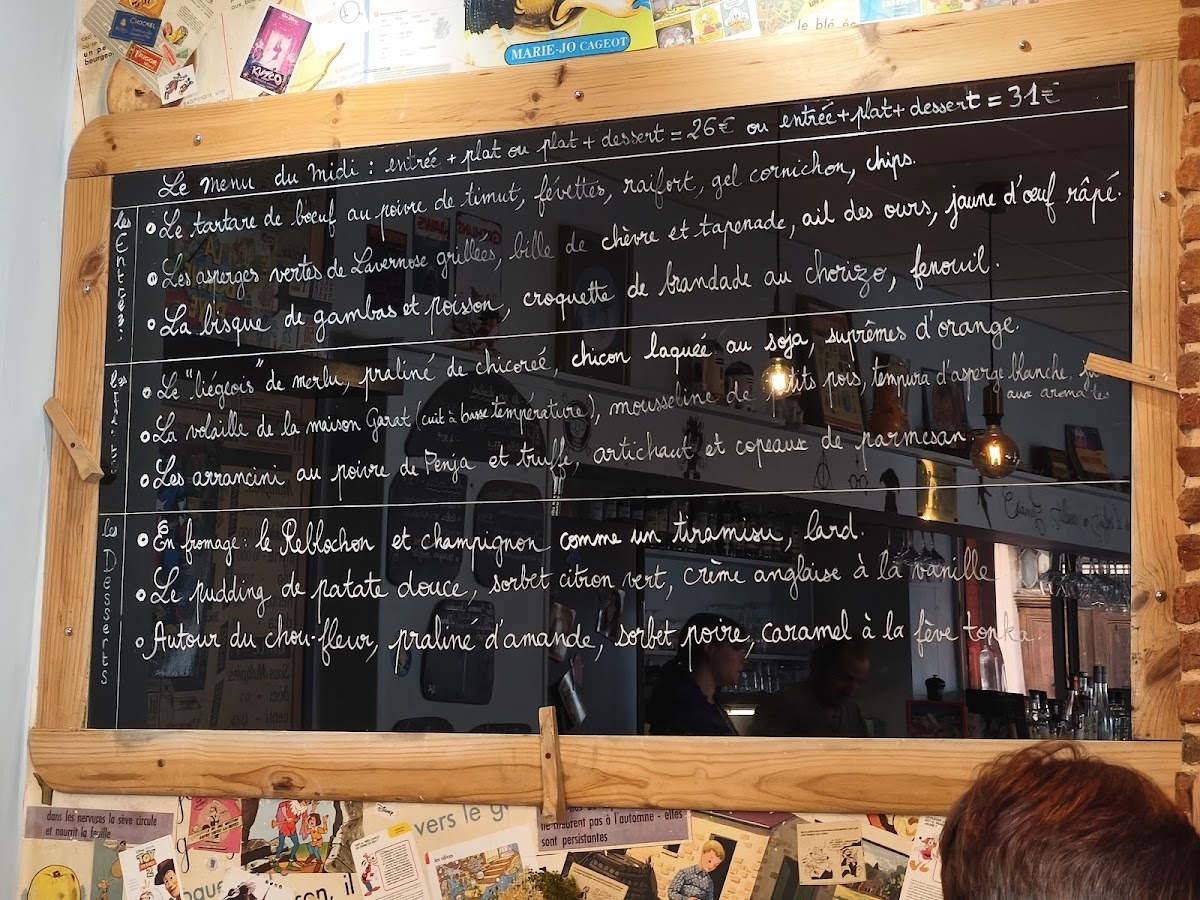 Menu Les Sales Gosses (À Toulouse)-1