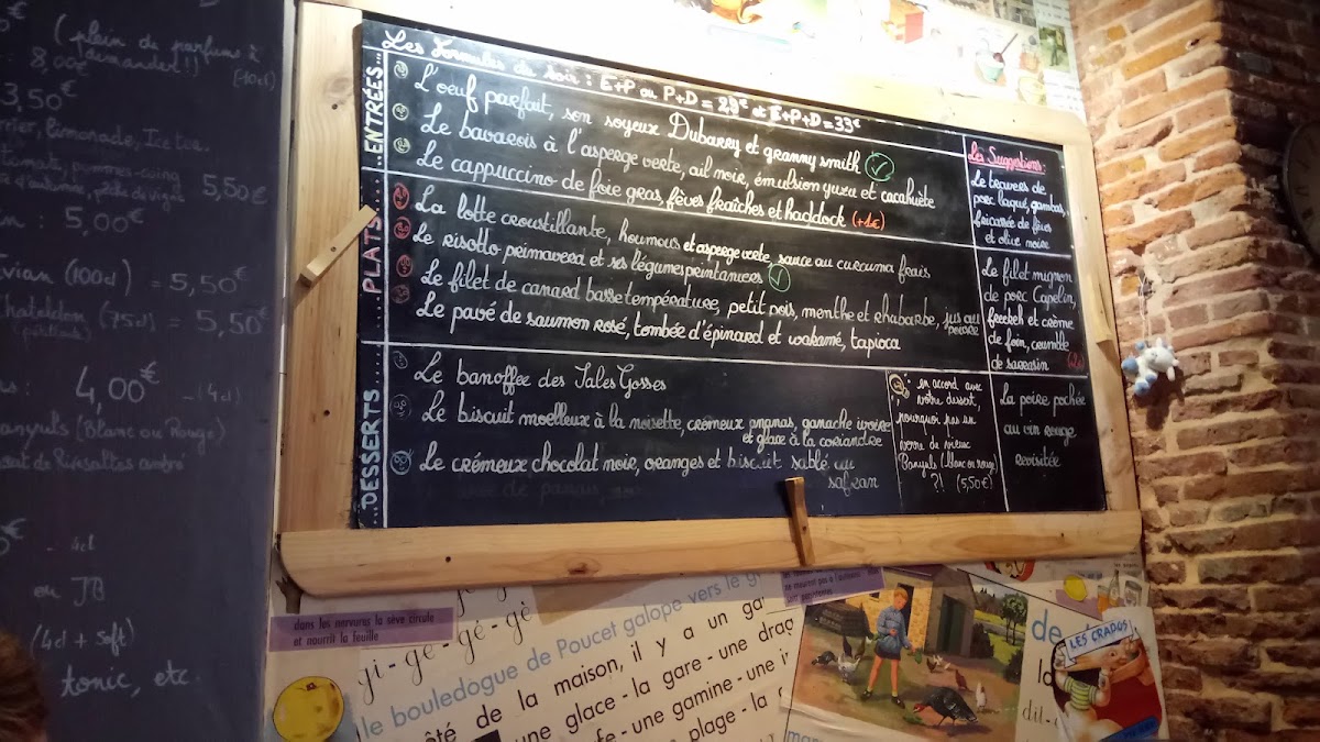 Menu Les Sales Gosses (À Toulouse)-10