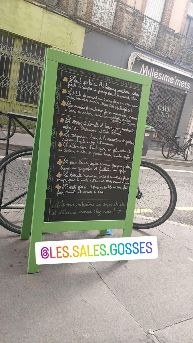 Menu Les Sales Gosses (À Toulouse)-4