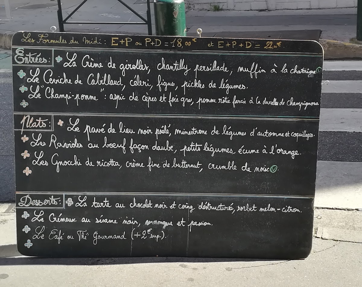 Menu Les Sales Gosses (À Toulouse)-7