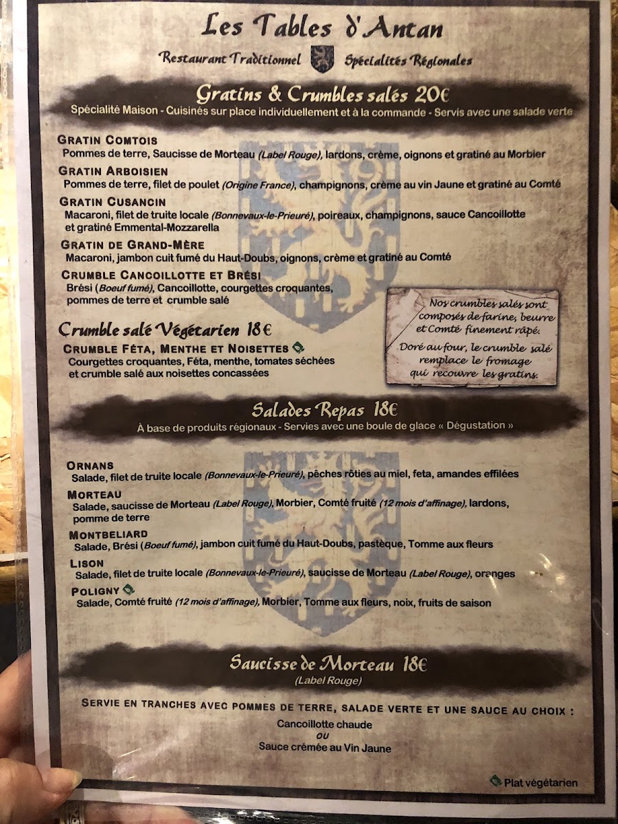 Menu Les Tables D'antan-3