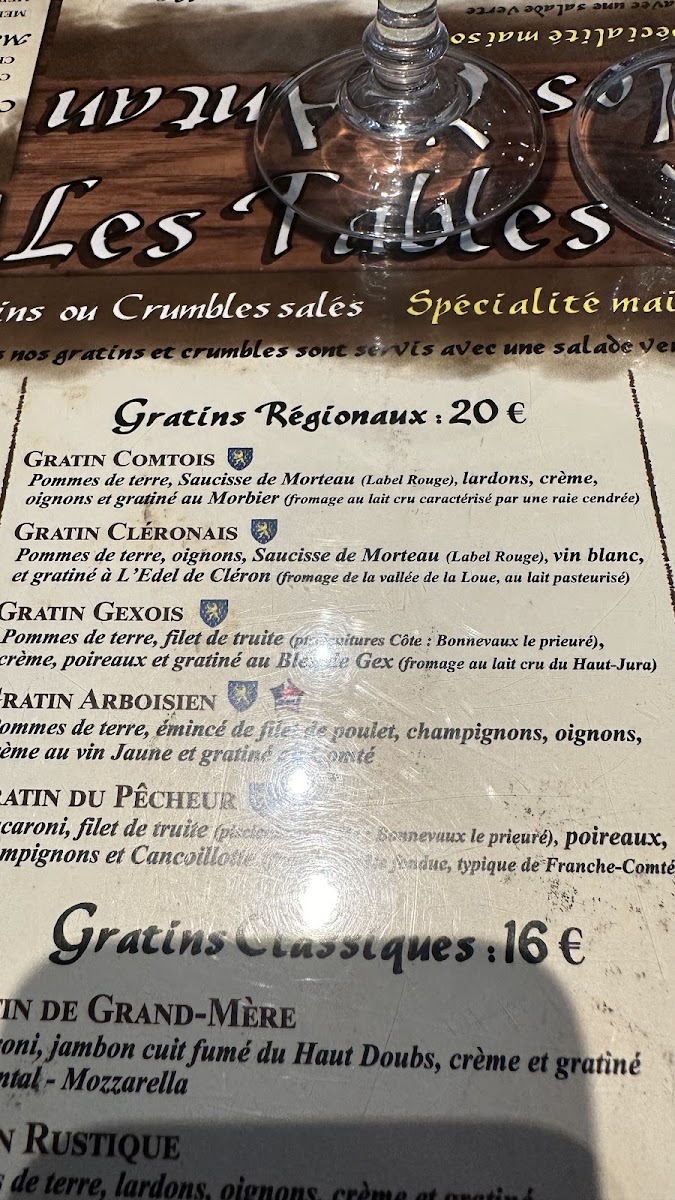 Menu Les Tables D'antan-8