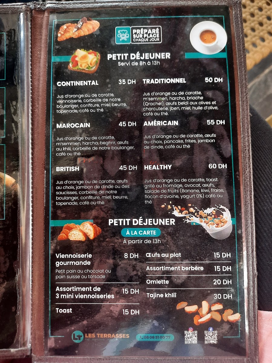 Menu Les Terrasses : Café & Restaurant-3