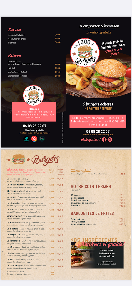 Menu Les1000Pizzas Les1000Burgers-10