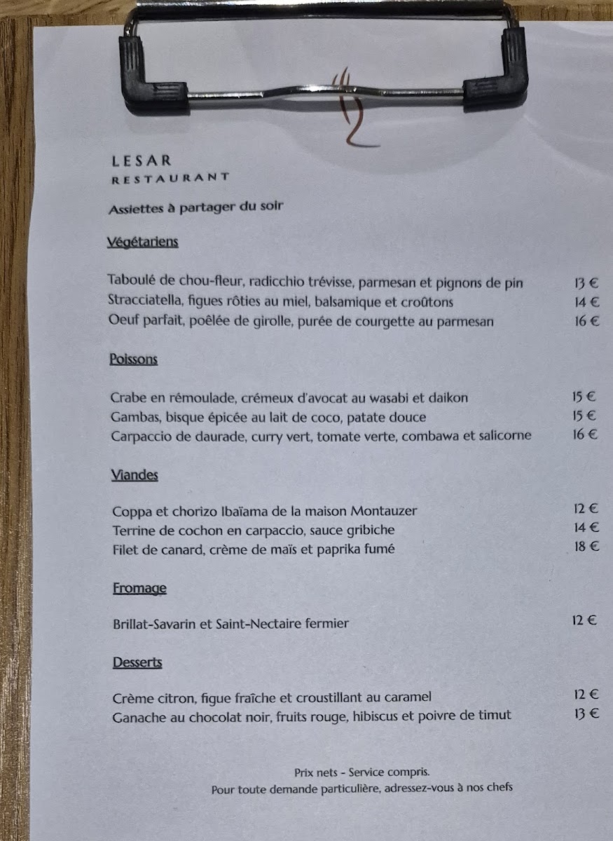 Menu Lesar Restaurant-5