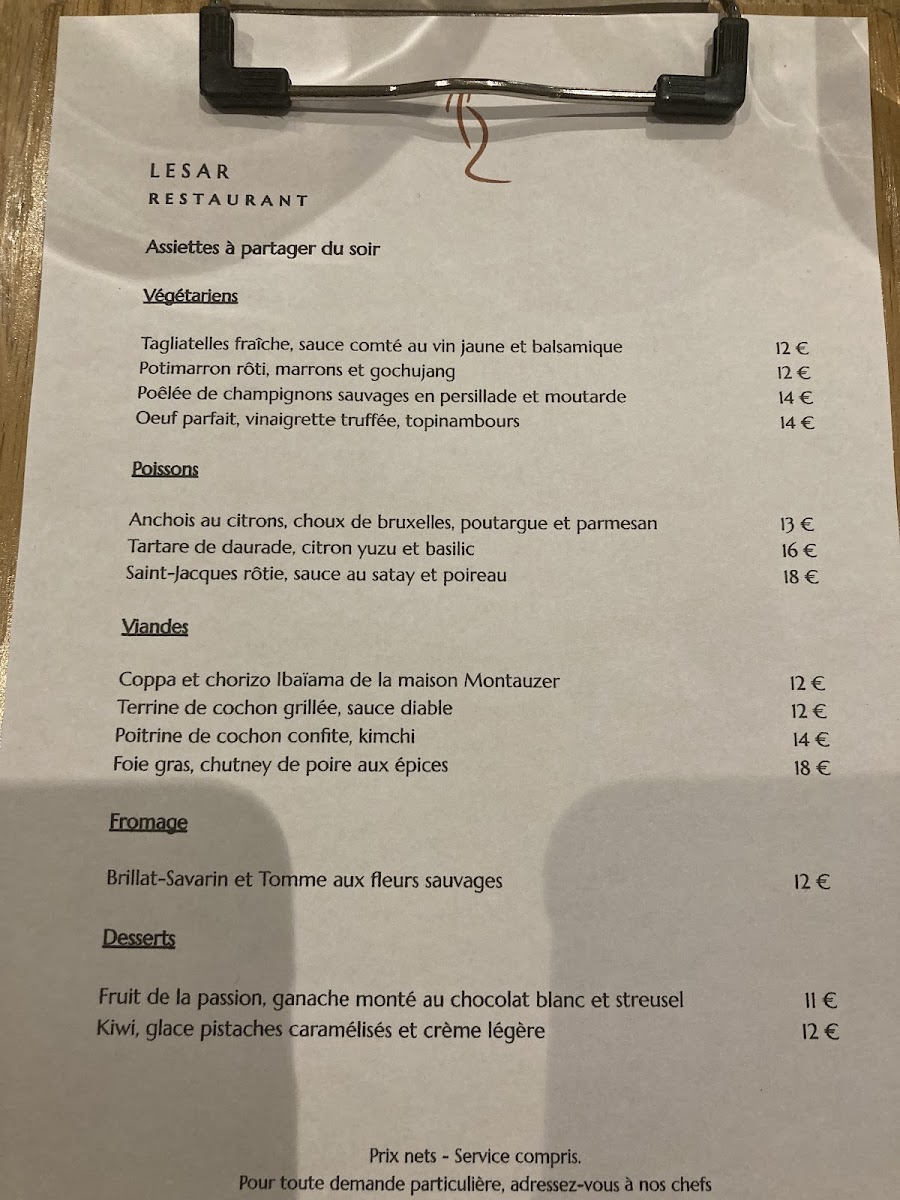 Menu Lesar Restaurant-7