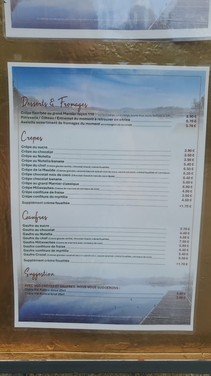 Menu L'escale 110-2