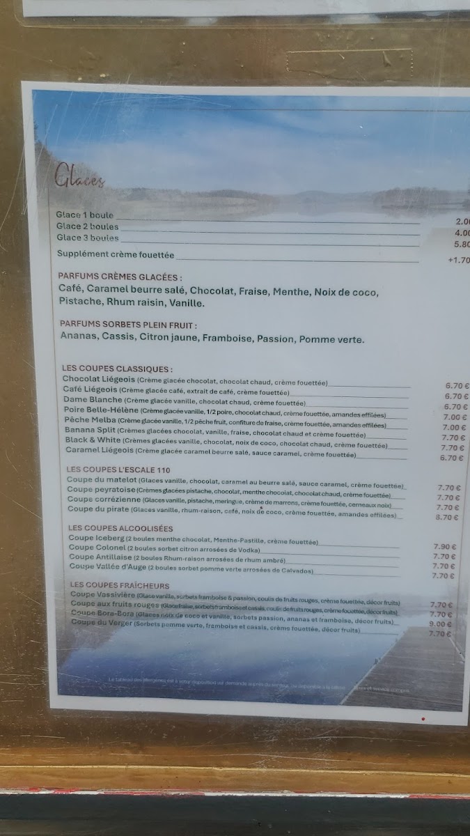 Menu L'escale 110-4
