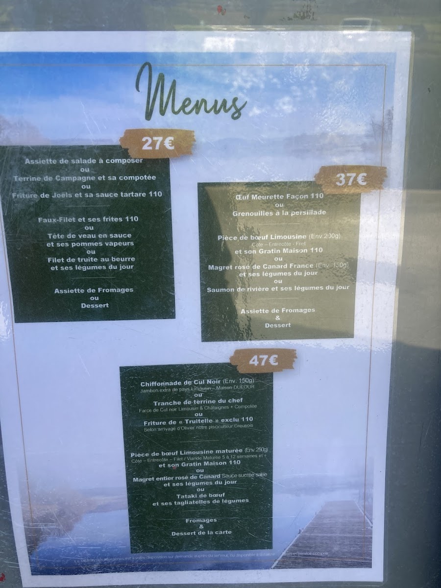 Menu L'escale 110-5