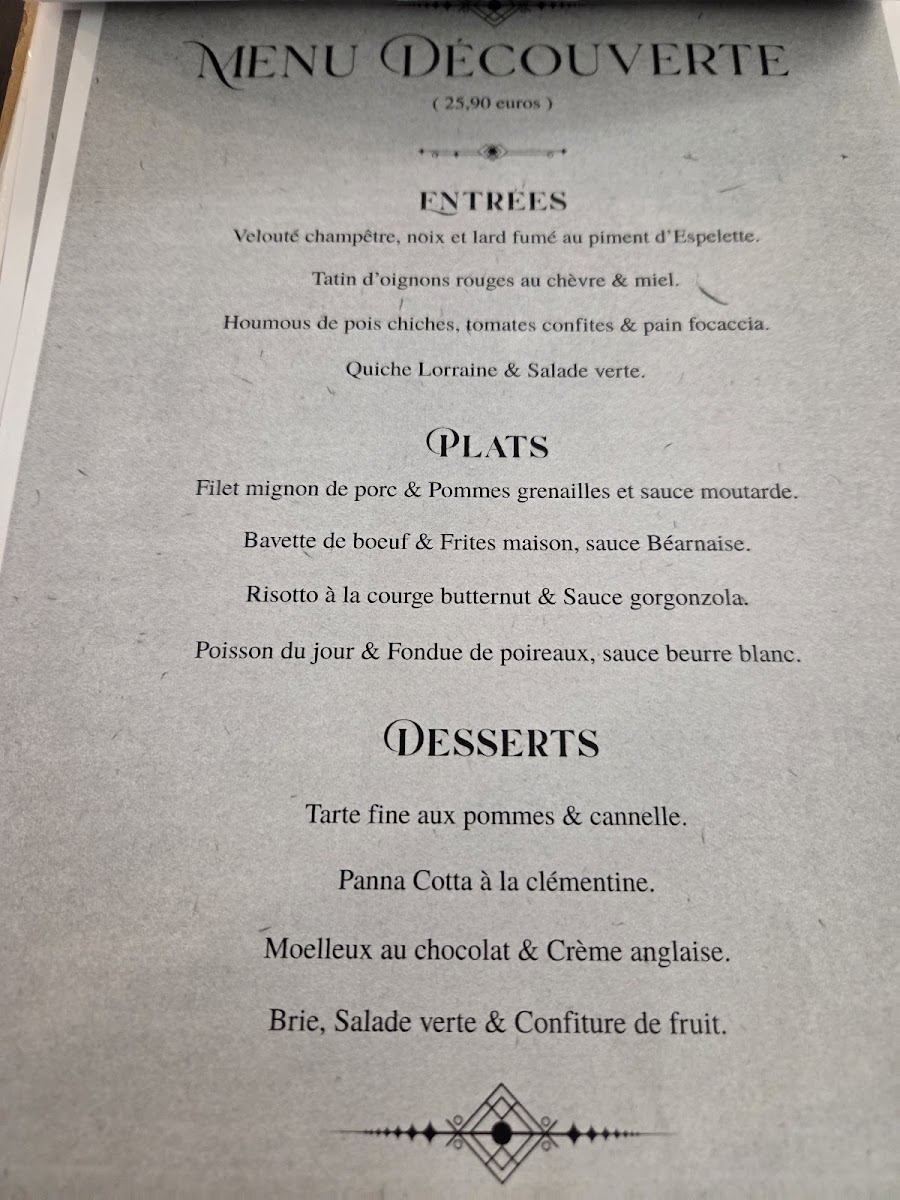 Menu L'escale-8