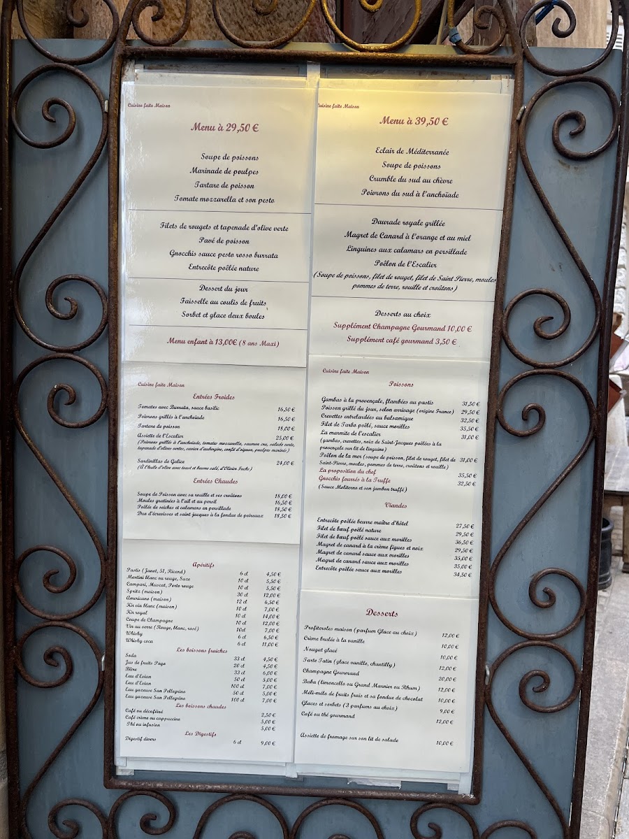 Menu L'escalier-3