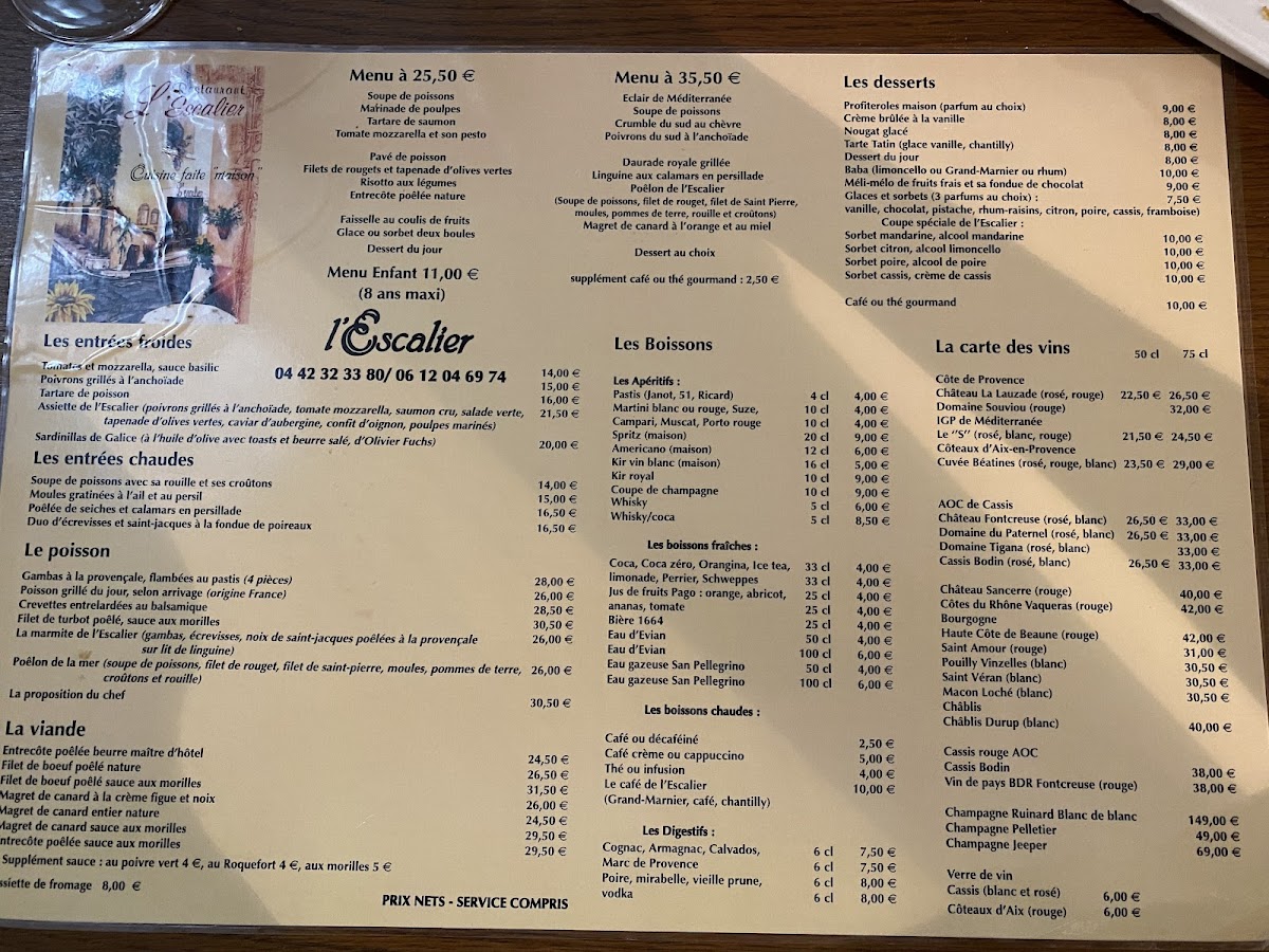 Menu L'escalier-4