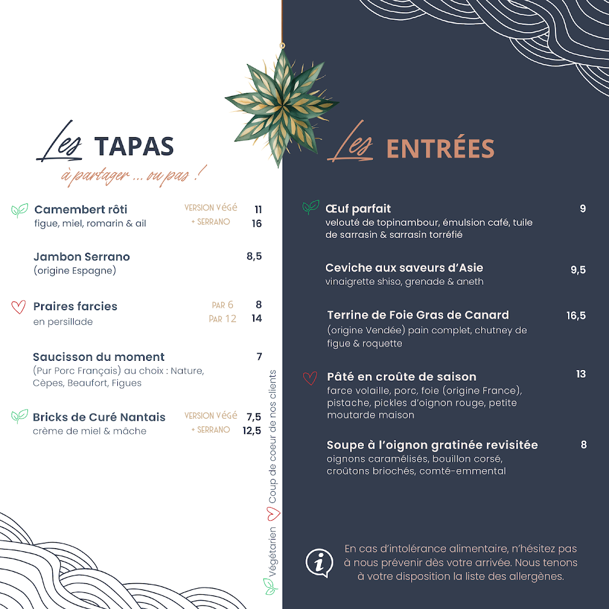 Menu L'esplanade Hôtel · Restaurant · Bar À Vin-4